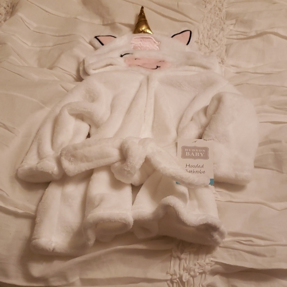 Hudson Baby Girl Bath Robe